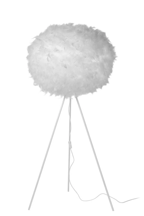 Lucide GOOSY SOFT - Floor lamp - Ø 50 cm - 1xE27 - White - turned off